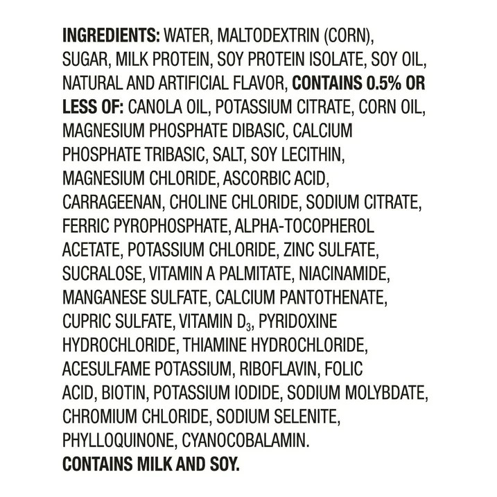 Equate Vanilla Original Nutritional Shake, 8 FL OZ, 6 Count