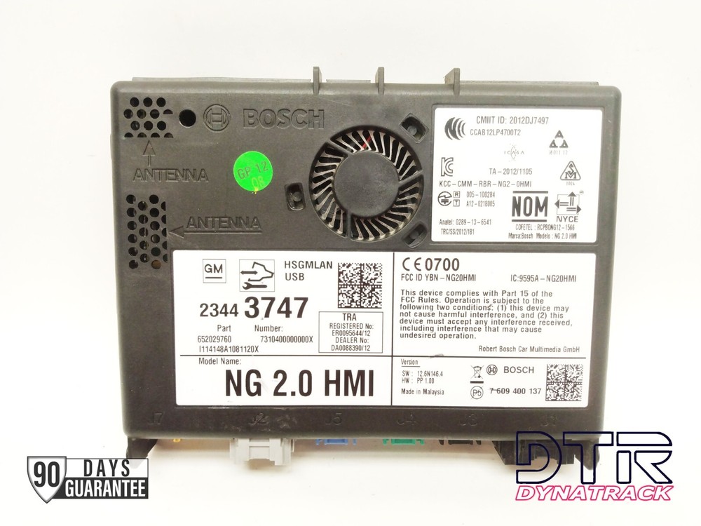 2015 GM Cadillac HMI Human Interface Module 23443747