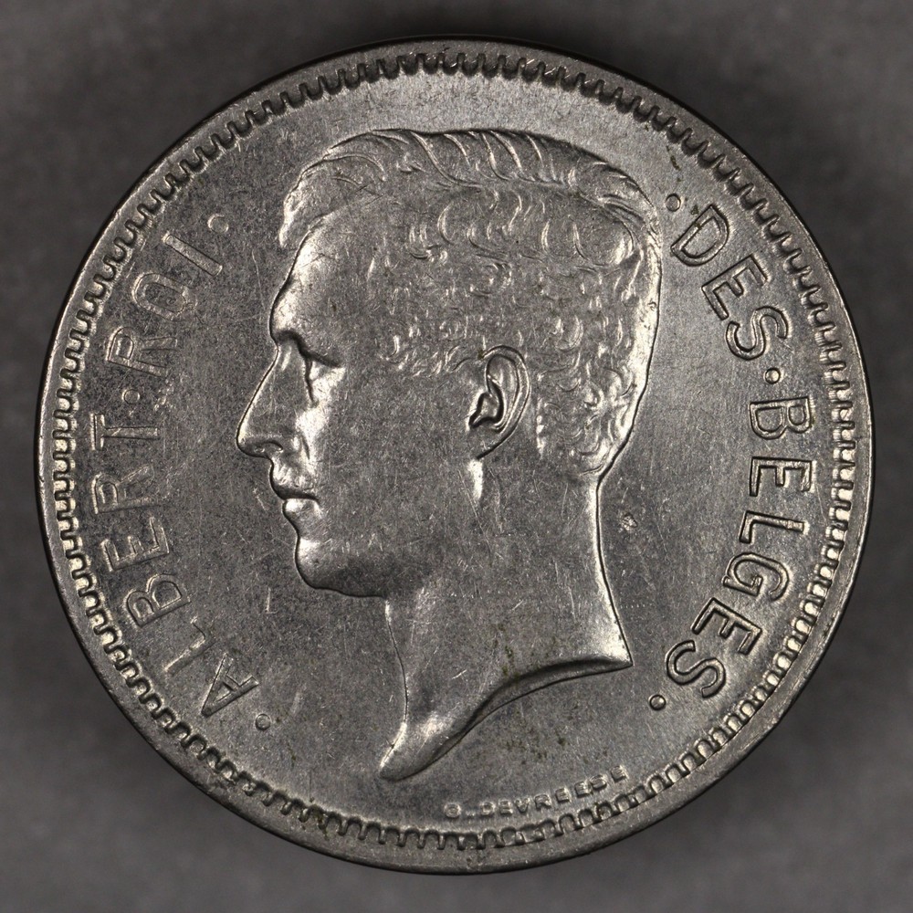 1930 Belgium 5 Francs