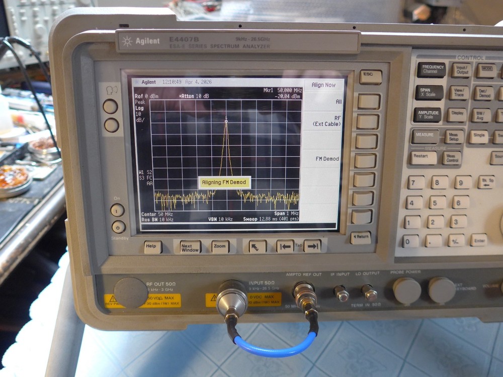 Agilent E4407B Spectrum Analyzer 26.5GHz with options