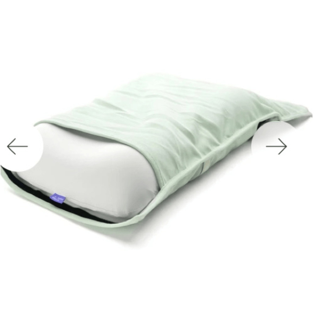 Cushion Lab Travel Deep Sleep Memory Foam Neck pillow, Green, NWT, Open box