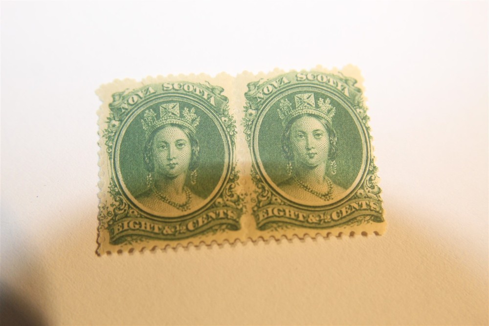 NOVA SCOTIA #11 NH PAIR MINT #1