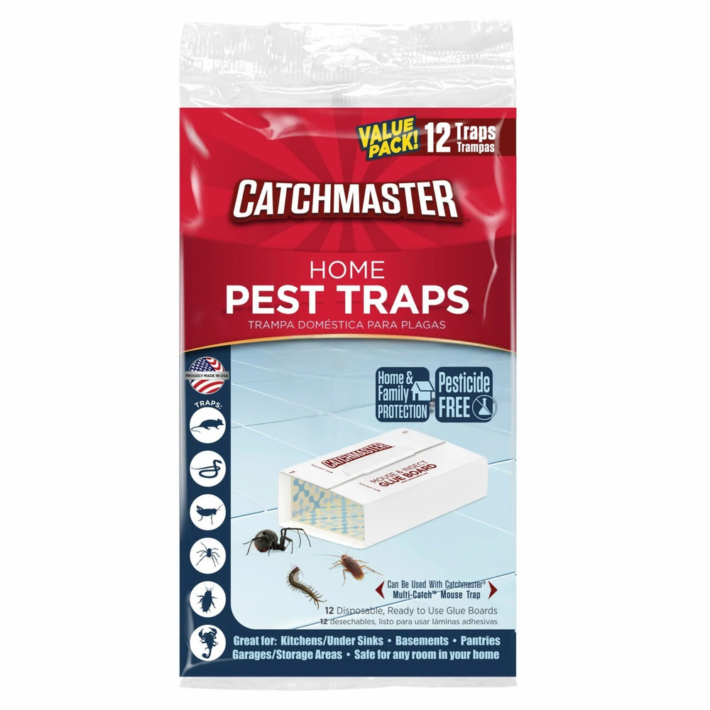 Catchmaster Value Pack Solid Home Pest Traps 12 Count