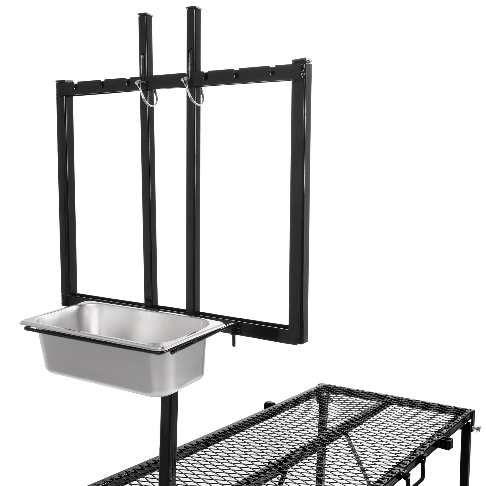 Goat Horned Milking Stand w/ Feed Bin For Sheep Trimming Hoof Adjustable size