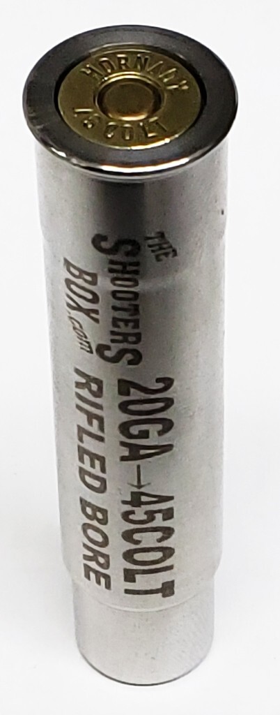 20GA to 45COLT RIFLED Shotgun Adapter - Chamber Reducer - Stainless - Free Ship✅