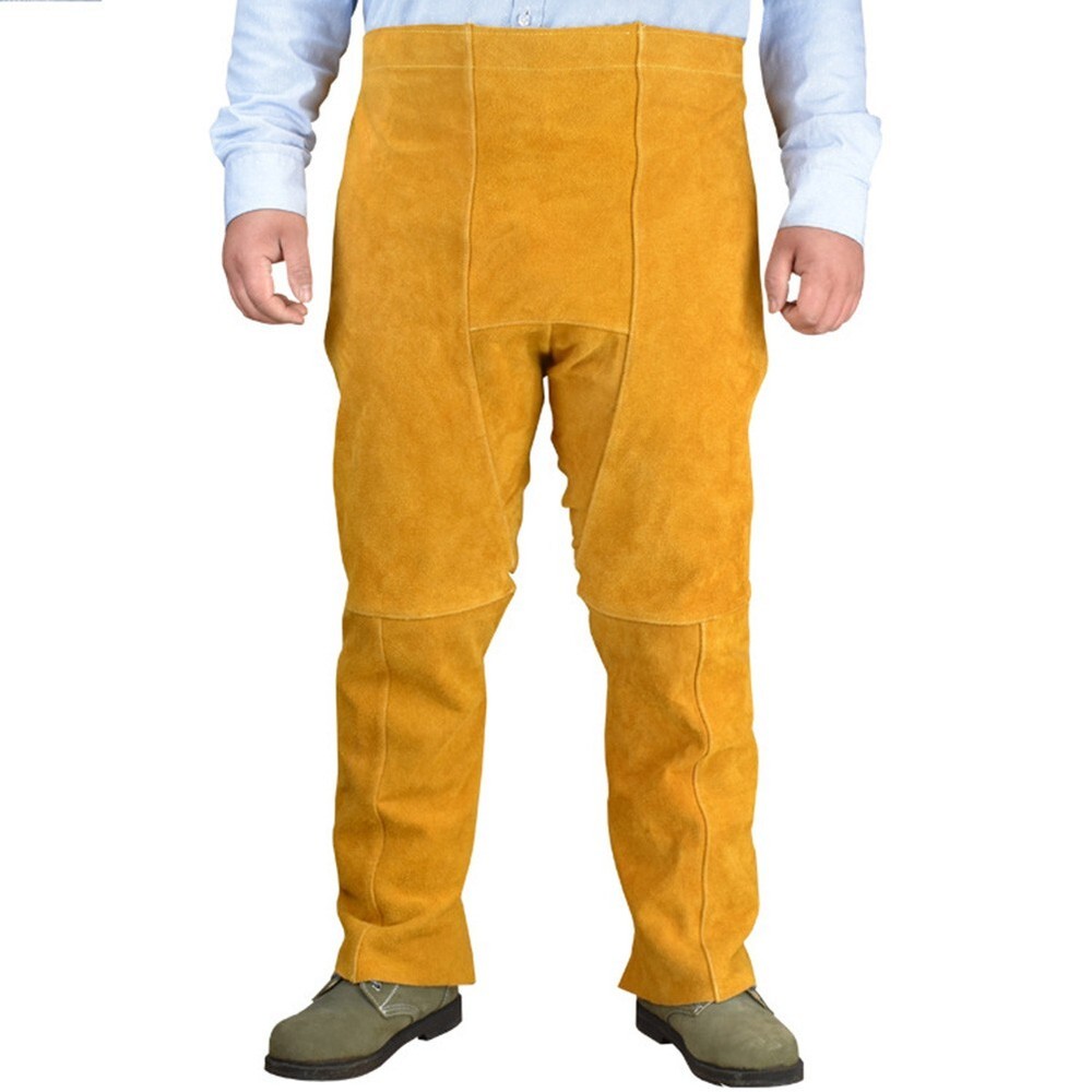 Fire Resistant-Chaps Adjustable Welding-Chaps Adjustable Buttons Cut Resistant