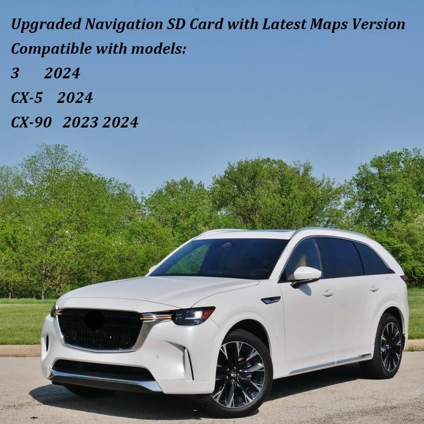 Updated Navigation SD Card with The Latest Map Version, Compatible with 3 CX-5