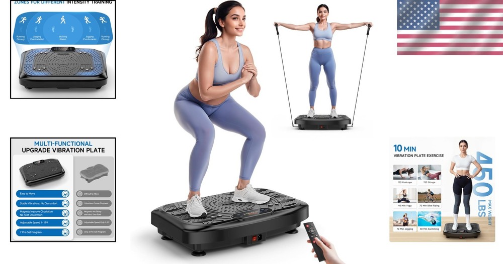 Lymphatic Drainage Vibration Plate for Muscle Activation