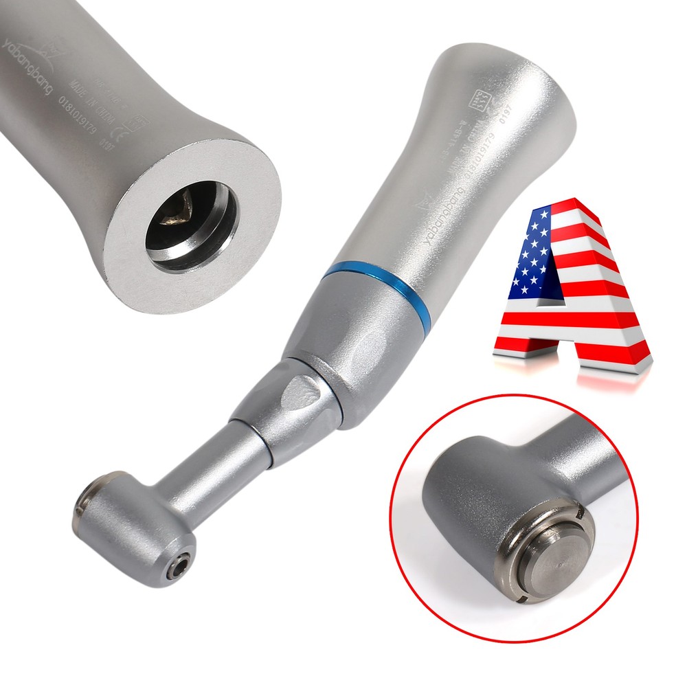 NSK Style Dental Low Speed Handpiece Contra Angle Push Button E-type External