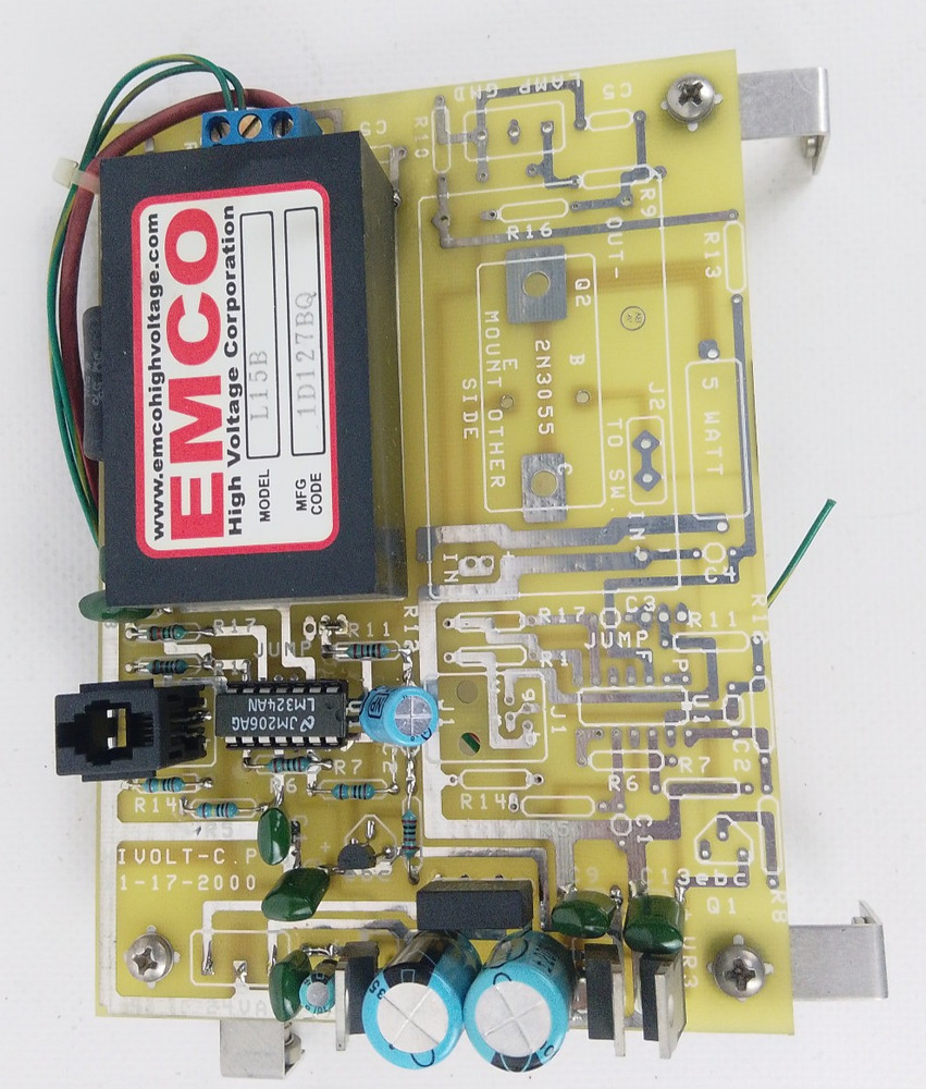 Hivolt-C PCB 11-17-2000 Epc Electronic Pression Controllers Emco L15B