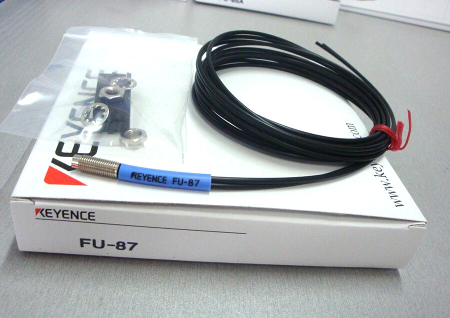 KEYENCE FU-87 Fiber Optic Sensor New #