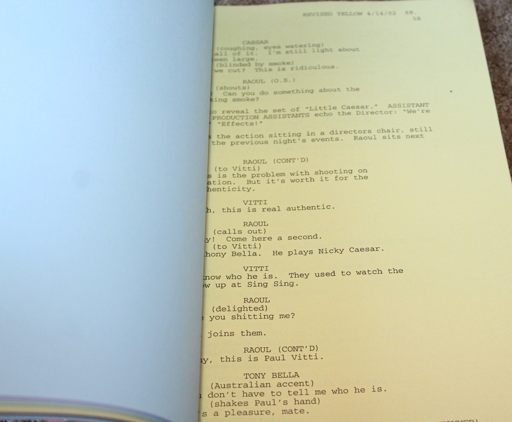 ANALYZE THAT Movie Screenplay Script HAROLD RAMIS ROBERT De Niro