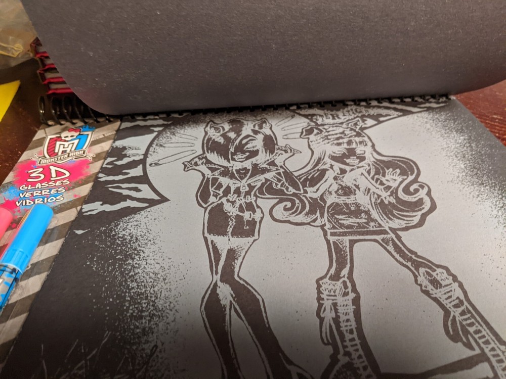 Monster High 3D Chalk Portfolio Kit