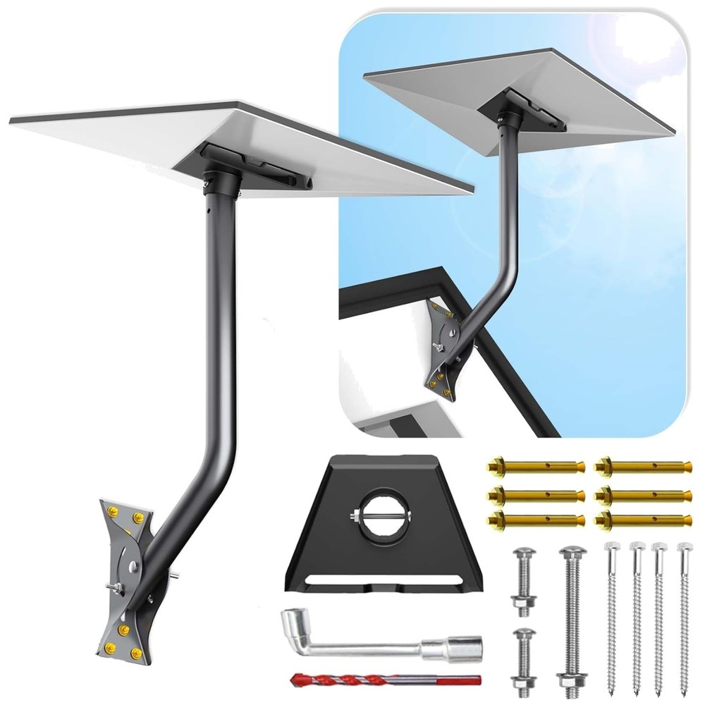 Solid Aluminum Adjustable Mount for Starlink V3 with Installation Accessories