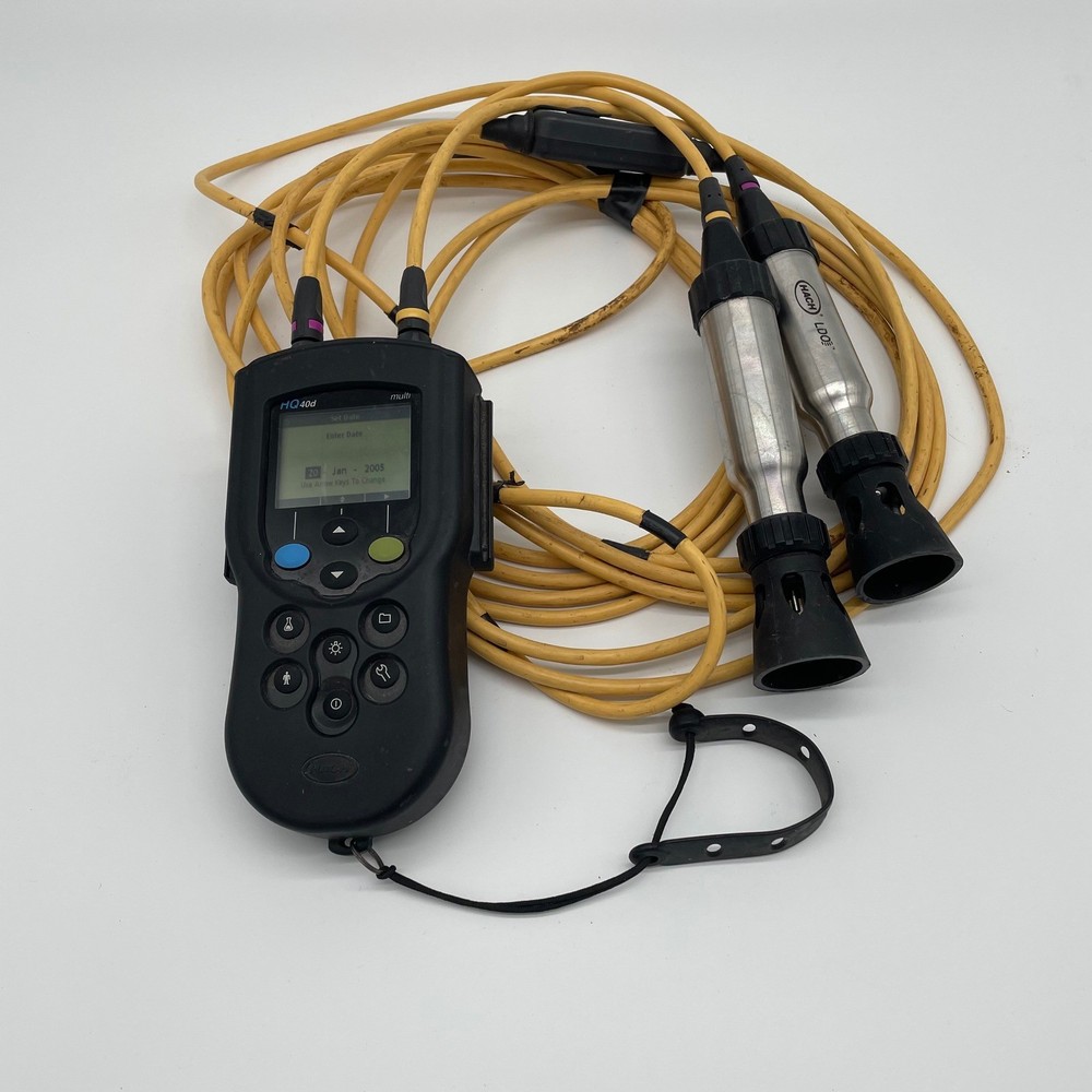 Hach HQ40d Portable Multi Meter Bundle w/ Rugged LDO101 & CDC401 Probes - TESTED