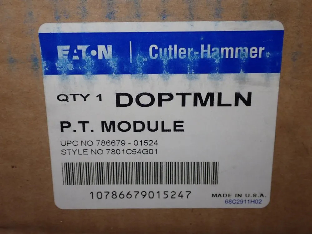 EATON DOPTMLN TRANSFORMER MODULE 10210123781