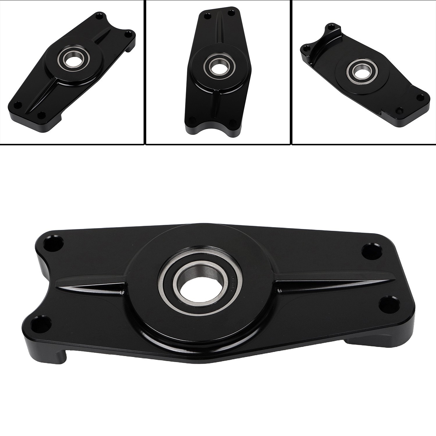 Black Aluminum Transmission Mainshaft Support For Harley Big Twin 4 speed 65-up