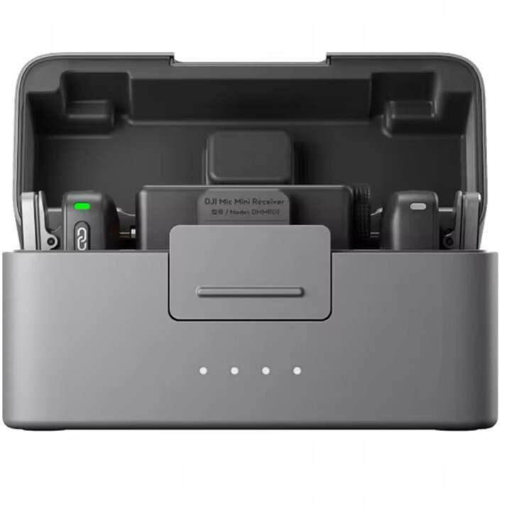 DJI Mic Mini, 400m Wireless Lavalier Microphone System 2 Transmitters 1 Receiver