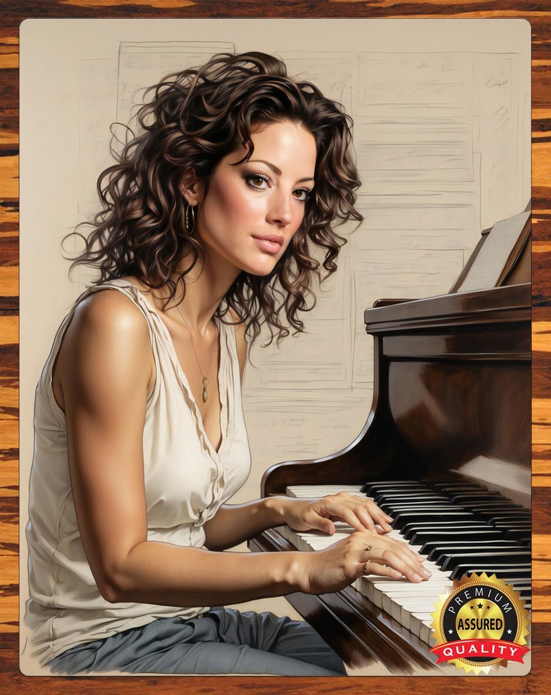 Sarah McLachlan - Art To Be Signed By Artist - Metal Sign 11 x 14