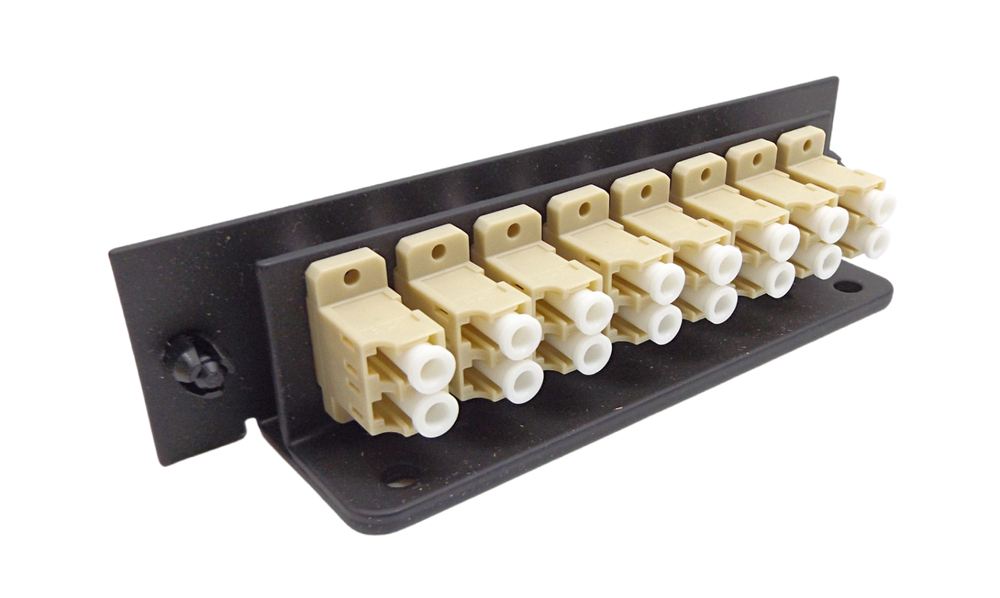 FIBREFAB L01LCM08 LGX 8 LC, DUPLEX MULTIMODE ADAPTER PLATE