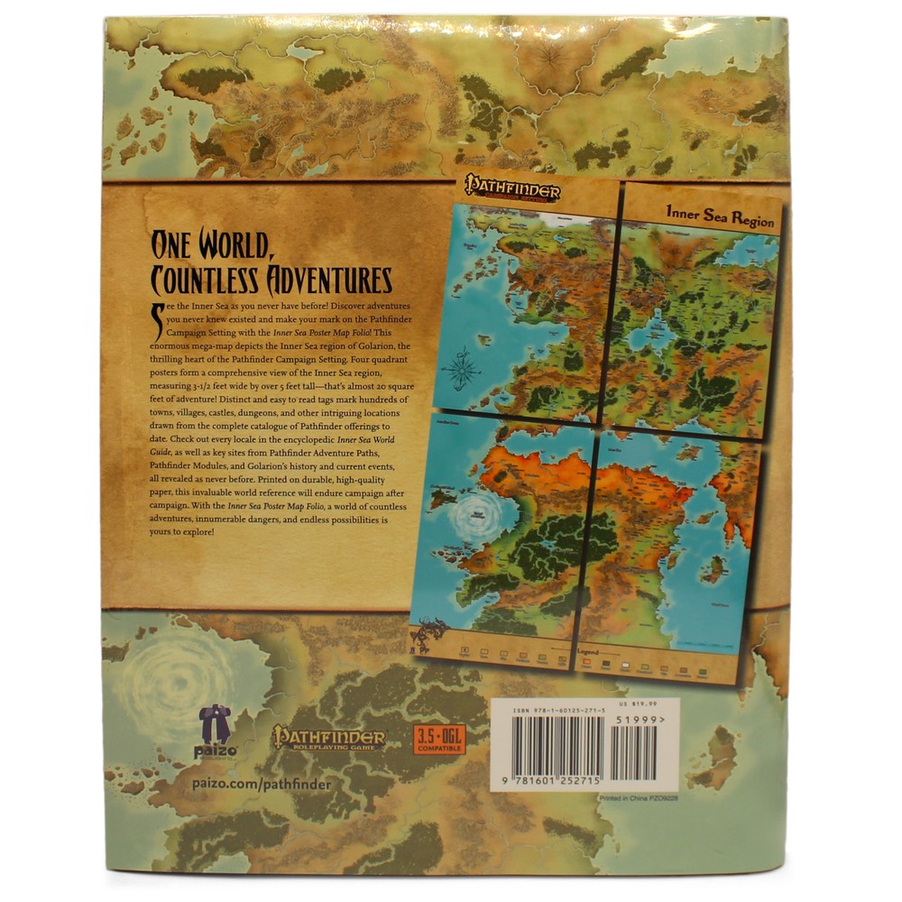 Pathfinder (RPG) Campaign Setting: Inner Sea Poster Map Folio
