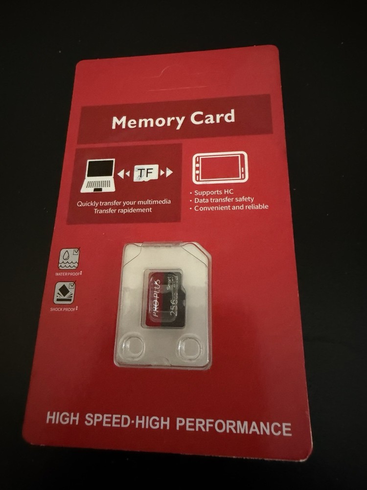 256GB TF Memory Card Waterproof Shockproof High Speed