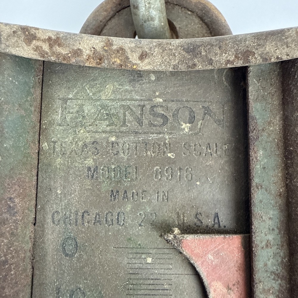 Antique Hanson 160Lb Hanging Scale