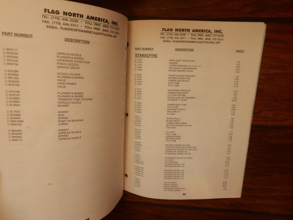 Flag North America, Inc Price List January 2002 Norcross, Georgia
