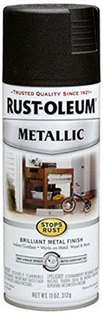 Stops Rust Metallic Spray Paint, 11 oz, Silver Metallic, 3 Pack