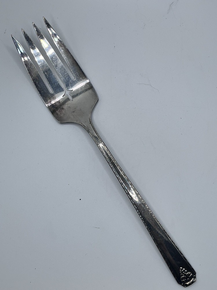 Oneida Nobility Plate Silverplate 8.5” Serving Fork