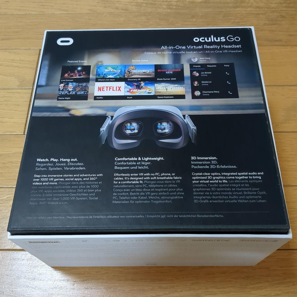 Oculus Go All-In-One VR Headset W/ Controller & Accessories Bundle Working Used