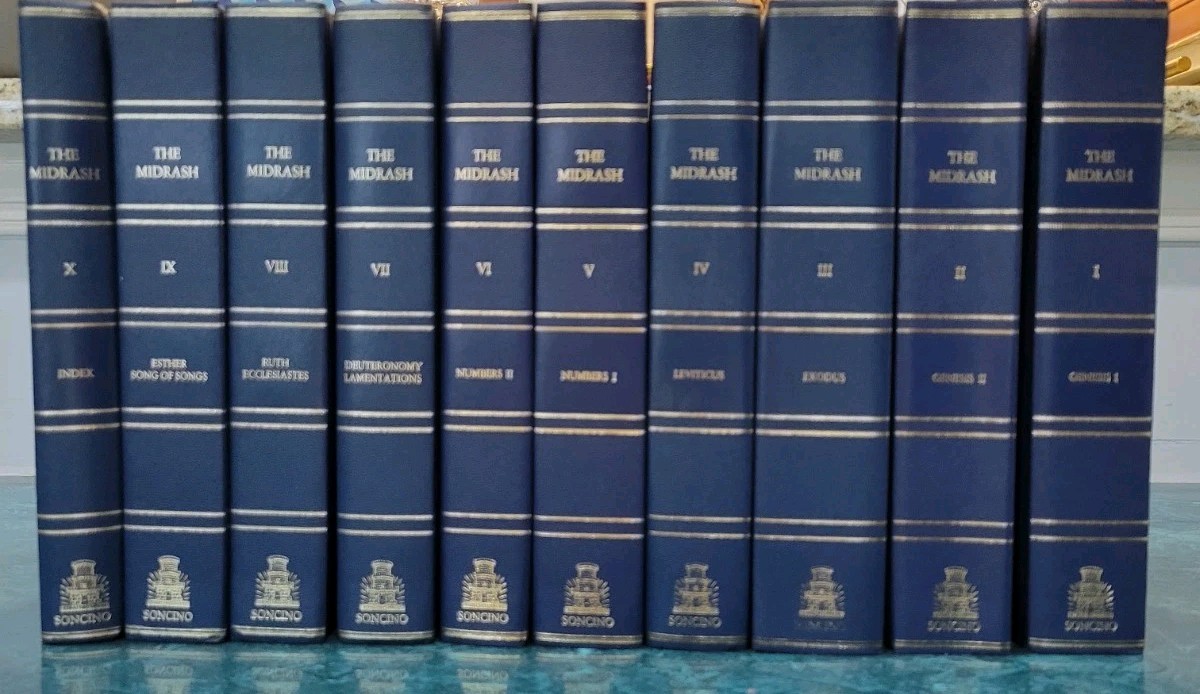 **COMPLETE** 10 Volume Midrash Rabbah In English Translation medrash SONCINO