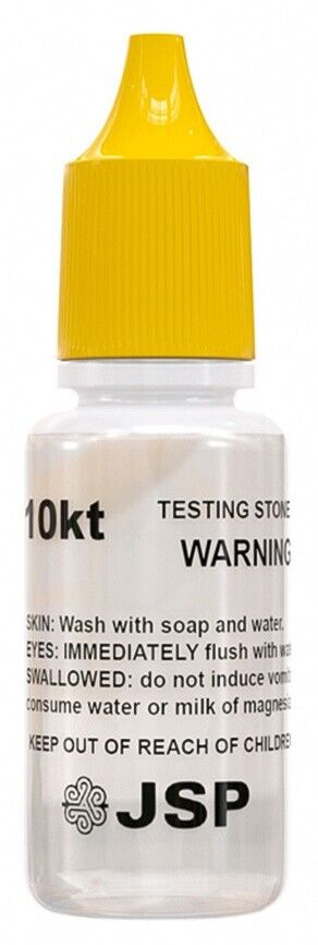 GOLD/SILVER Test Acid Tester Kit 10k 14k .999 .925 Sterling Testing Stone Detect