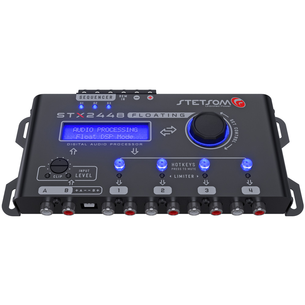 Stetsom STX2448 FLOATING DSP Digital Signal Processor Audio Crossover Equalizer