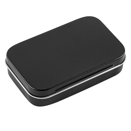 Restaurantware RW Base 4.5oz Rectangular Black Tin Containers - 10-Pack