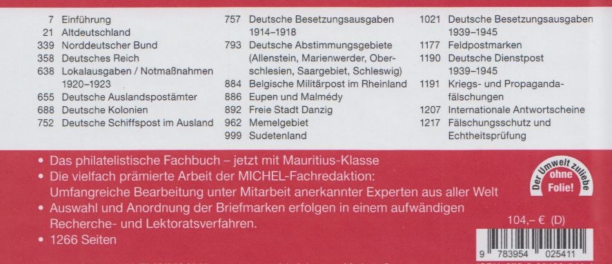 Michel Germany Special 2026 Volumes 1 + 2 - 3 in Set, 56. edition