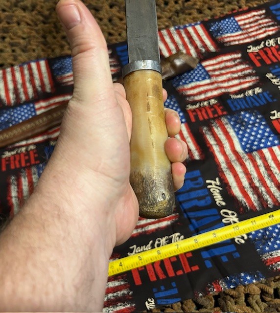 Vintage fixed blade knife (brisket slicer?) 18" oal with 13" blade