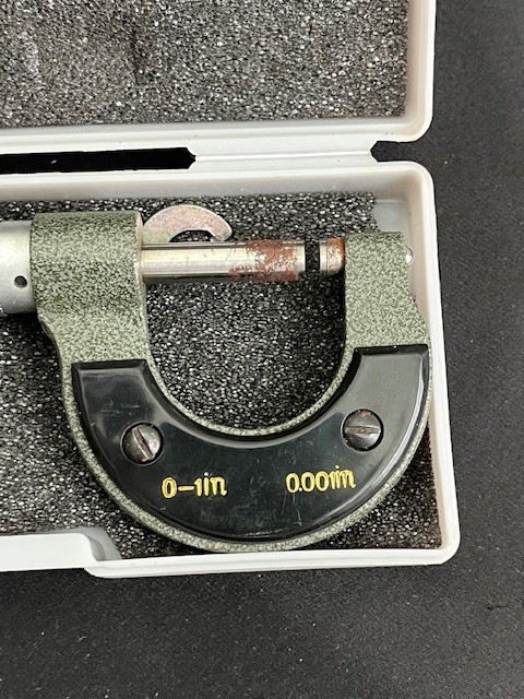 Vintage Micrometer 0-1" With Case
