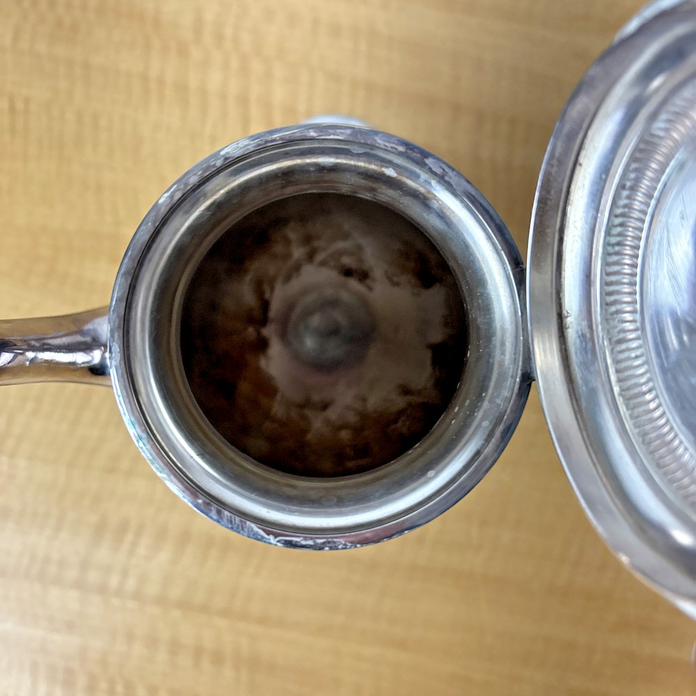 Gorham Silverplate Hollowware Coffee Pot Y1201 Monogramed