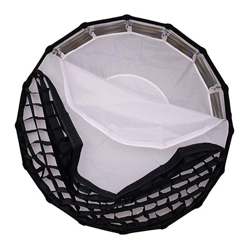 US NiceFoto 120cm Quick Set-up Grid Deep Parabolic Folding Softbox Bowens Mount