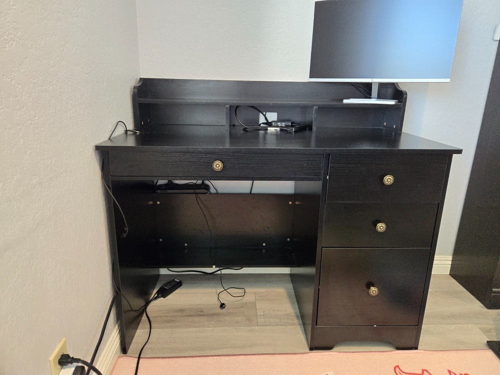 Sturdy New Office Desk Expresso Brown