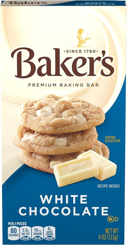 , Premium White Chocolate Baking Bar