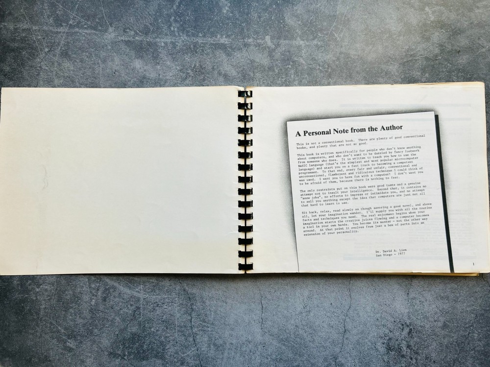 Radio Shack Basic Computer Language Paperback Book 1st Edition 2nd Printing 1978