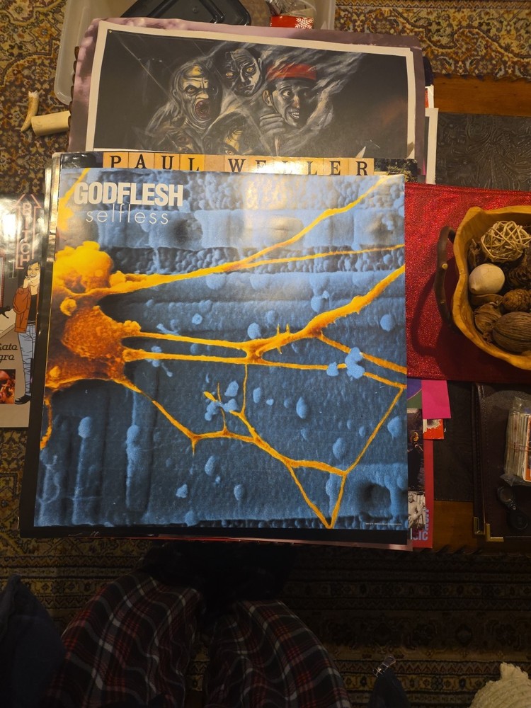 Godflesh Selfless 1994 Sony Records 24x24 Orig CD/Album Release Promo Poster