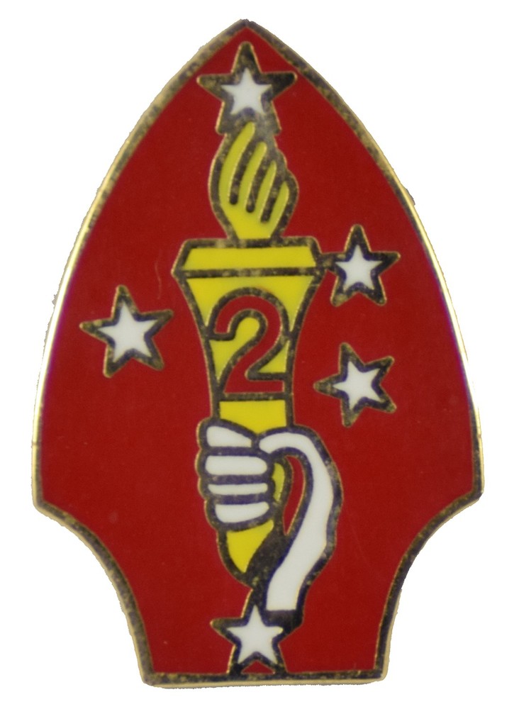 2ND MAR DIV HAT PIN