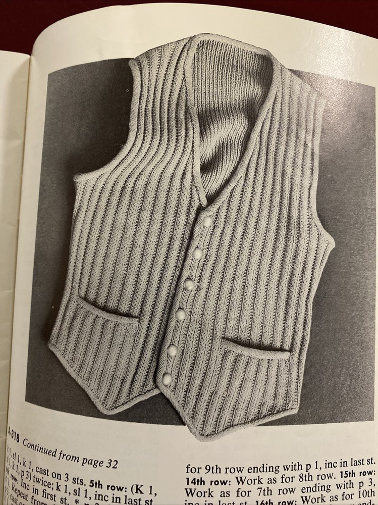Knits For Men Sweaters And Accessories Pattern Booklet