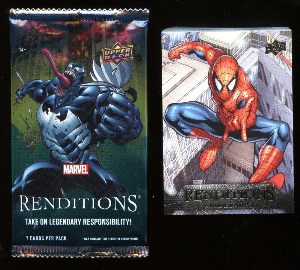 2024 Upper Deck  Marvel Spider-Man Renditions  Complete 90-Card Base Set