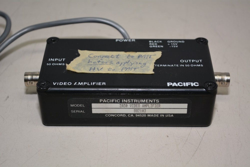 Pacific Instruments Video Amplifier Module 2A50 #W1223