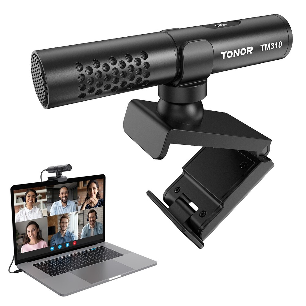 TONOR USB Conference Microphone, Adjustable Mic with Mute Button & LED Indicator