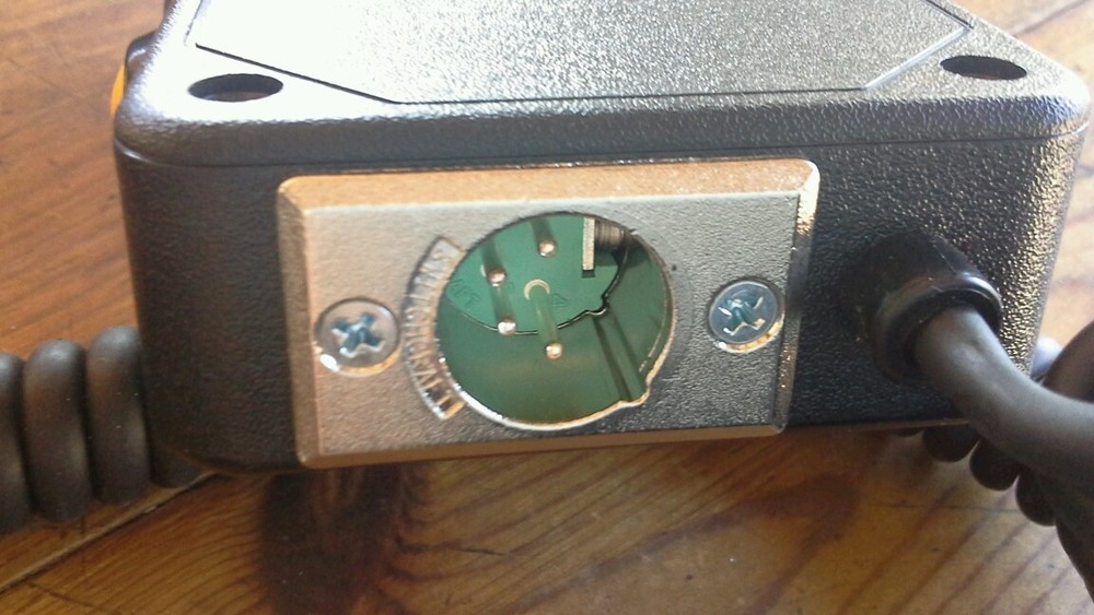 Intercom Transmitter (Push to talk) Belt Station Coiled cord 2 button box